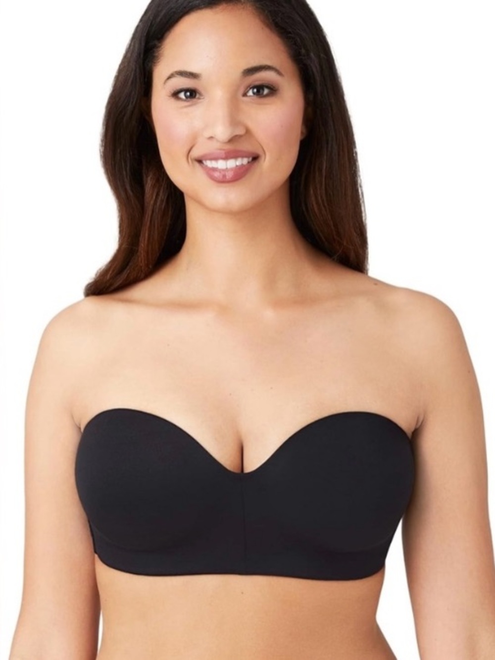 NWT NEW Wacoal Staying Power Strapless Wireless Convertible Bra Black 34C 854372